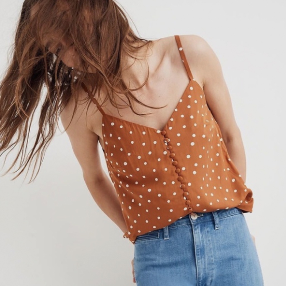 Madewell Orange Tank Top Size 4